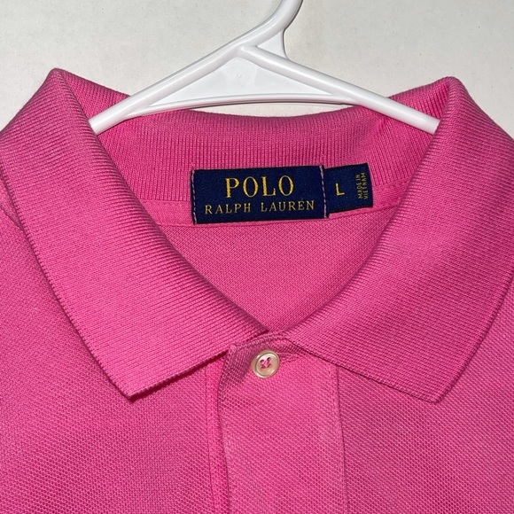 (NEW) Hot Pink Men’s Polo Ralph Lauren Iconic Mesh Shirt👕🏷 - Picture 3 of 14